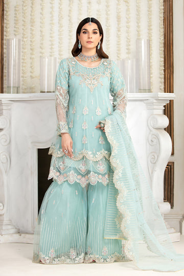2343A Sky Blue Sharara