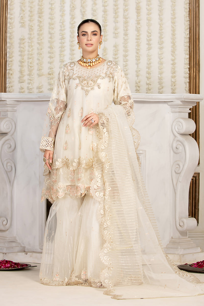 2343B Off White Sharara