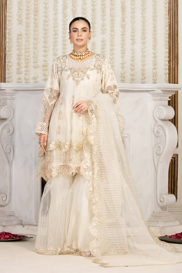 2343B Off White Sharara