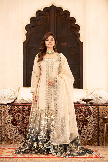 2401-B Three Piece Stitched Formal Outfit