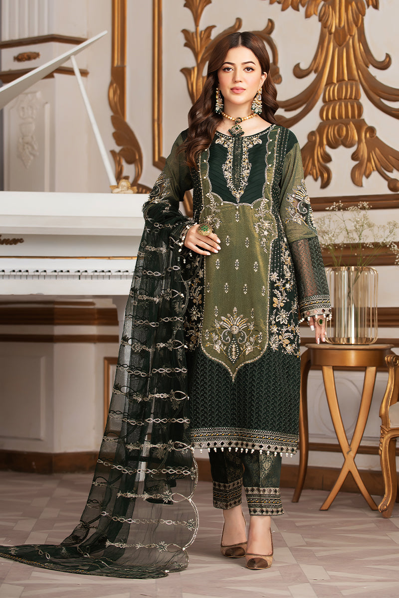 2330C Bottle Green Masoori Shirt