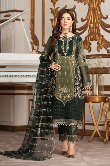 2330C Bottle Green Masoori Shirt